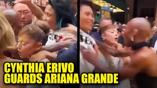 WATCH: Male-Karen GRABS Ariana Grande at Movie Premiere, Cynthia Erivo Steps In