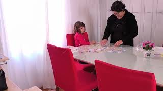 Brincando de montar palavras com papai