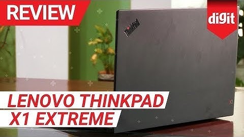 Thinkpad x1 extreme gen 1 review năm 2024