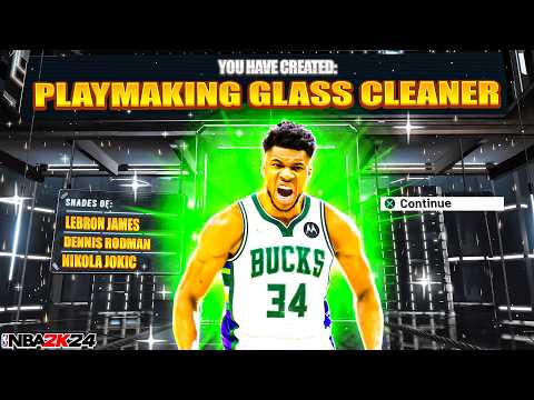 THE “PLAYMAKING GLASSCLEANER” BUILD RETURNS in NBA 2K24! BEST BUILD!