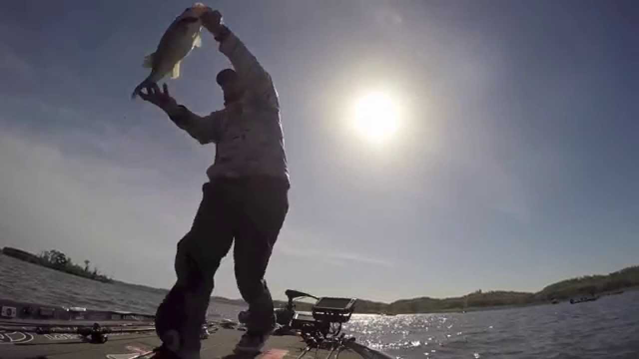 bass fishing at night GoPro: Ike catches a stud on Day 3