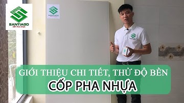Cốp Pha Nhựa Santiago Giới Thiệu Quy Cách - Ưu Điểm - Thử Độ Bền Tấm Ván Cốp Pha Nhựa Công Nghệ Mới