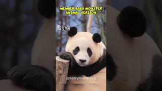 Member Baby Monster Animal Version  babymonster baemon monstiez kpop shorts ahyeon ruka asa