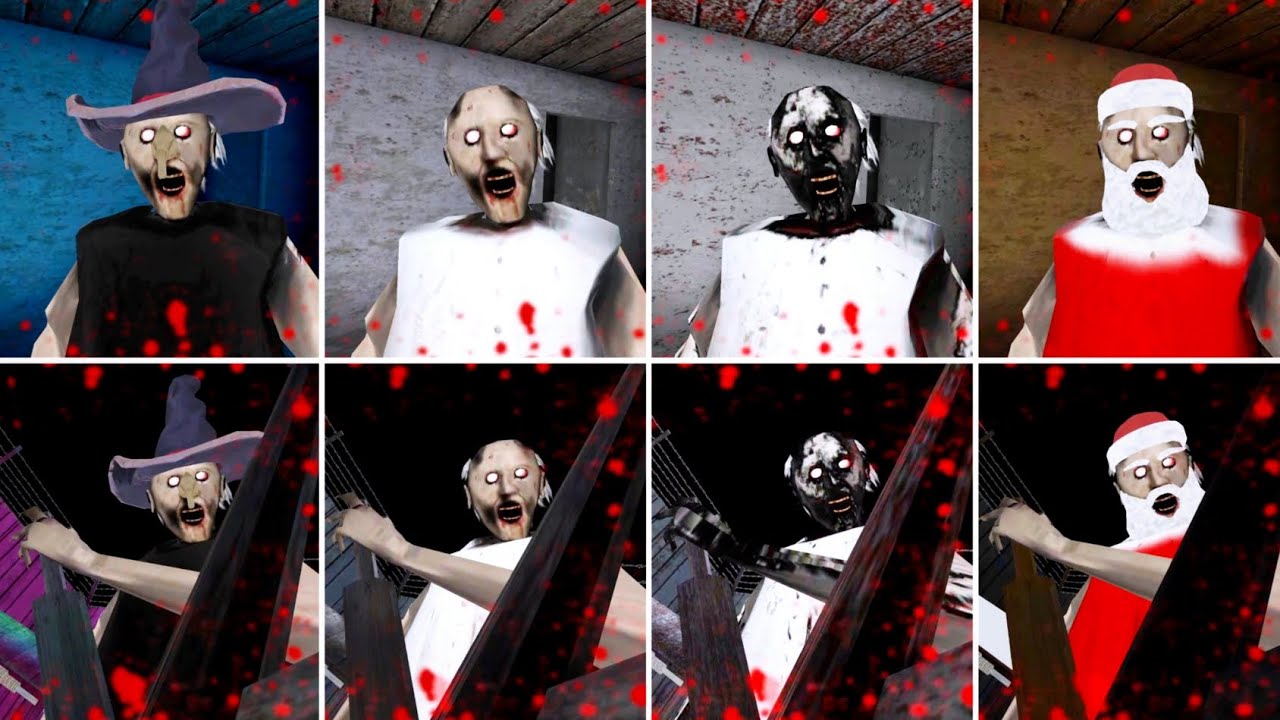 Granny Latest 1.9 Game Over Scene In Granny All Themes | Granny New Update New Bad Endings