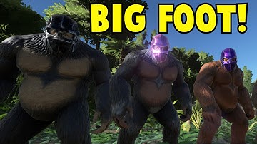 BIG Foot! Ark Survival Evolved  GIGANTOPITHECUS