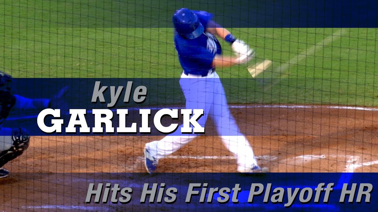 Kyle Garlick Hits His First Playoff HR