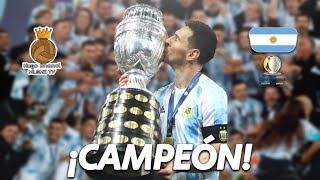 ARGENTINA CAMPEÓN DE LA COPA AMÉRICA 2021 🇦🇷🏆 | Messi Campeón de América🥇⚽️🇦🇷