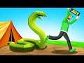 A GIANT SNAKE ATTACKED ME While I Was CAMPING… (simulator)