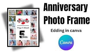 Anniversary Photo Edit for Couple | Canva Free Frame Design Marathi screenshot 4