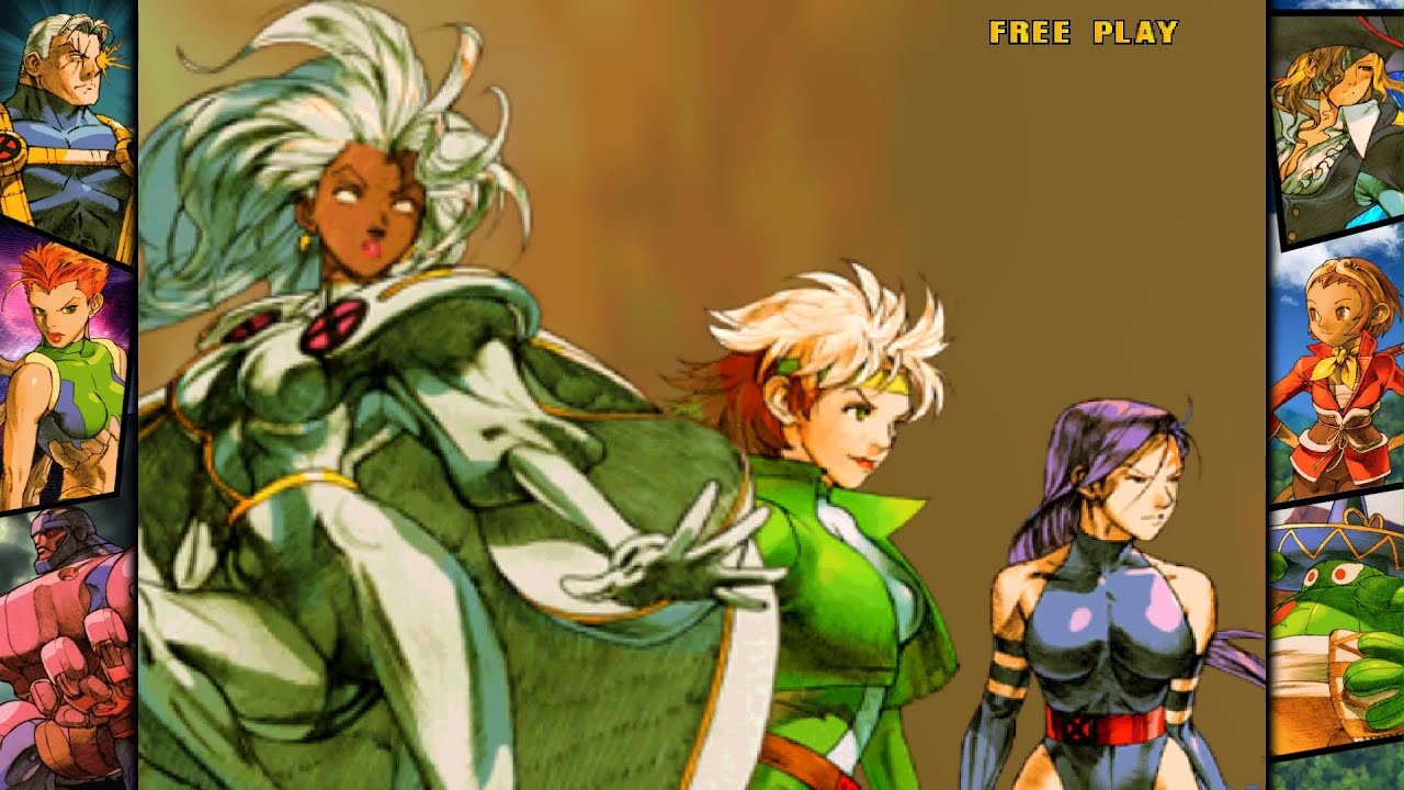 Marvel vs. Capcom 2 - Storm, Psylocke, and Rogue (PS4) - YouTube