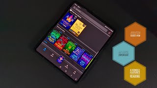 Amazon Kindle App & Z Fold: Quick View & 4 Features To Enable For Enhanced Reading screenshot 4