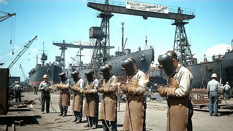 The “Liberty Ships” Factory Miracle — America Built a Cargo Ship in 4 Days