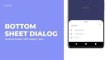 Bottom Sheet Dialog in Android Studio using Bottom Navigation Bar | Floating Action Button | 2024