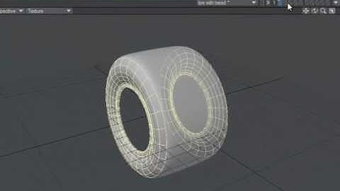 How to create a tire in lightwave Part 2