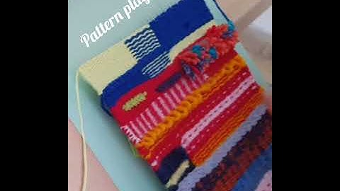 tapestry weaving - color blend