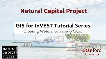 GIS for InVEST Tutorial Series: Creating Watersheds using QGIS (#3 in DEM series)