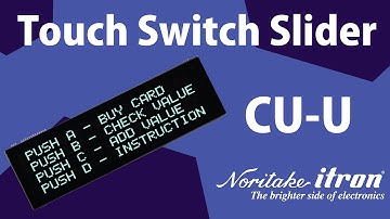 Noritake VFD: Touch Switch Slider Demo with DS2049F and Arduino