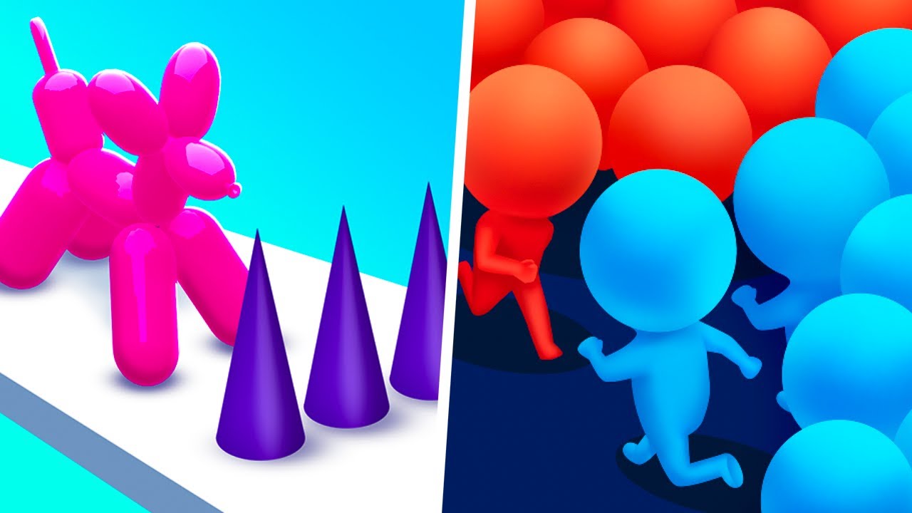 MAX LEVEL in Balloon Pop Runner,  Count Masters - 2⭐⭐⭐Android Gameplay Mobile Games Walkthrough