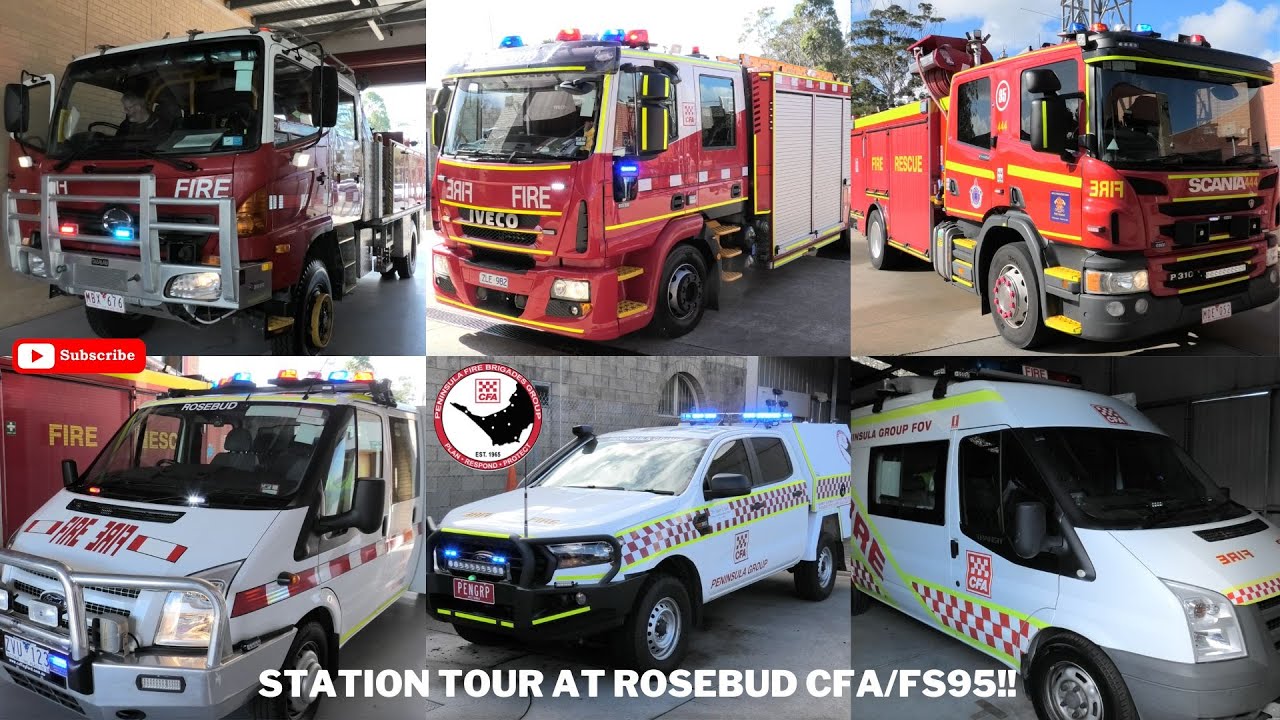 Inside The Station Ep. 8 Rosebud CFA & FRV Station 95 [Light & Siren