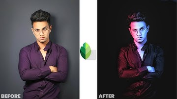 Snapseed dual tone photo editing in mobile - Red & blue tone effect editing | Snapseed tutorial