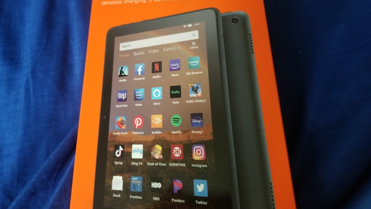 Amazon Fire HD8 plus unboxing and setup