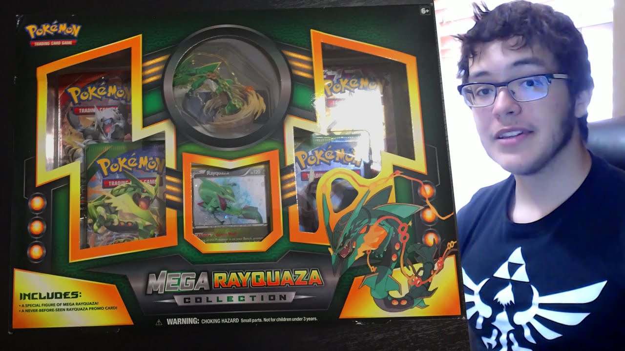 Pokémon TCG Unboxing - Mega Rayquaza Collection Box - YouTube