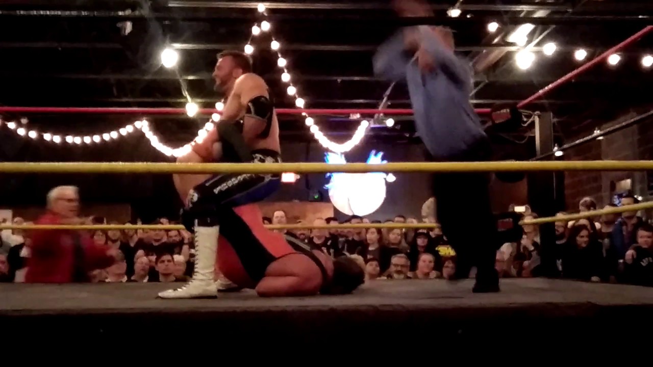 NWA Title Match (c) Nick Aldis vs The Enforcer Shawn Blanchard & James ...