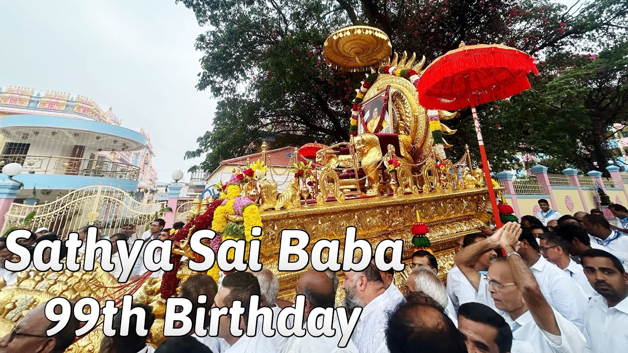 99th Birthday Sathya Sai Baba.Puttaparthi.India 2024