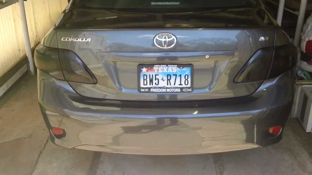 Niteshade tail lights (clear coat problem) Read description please