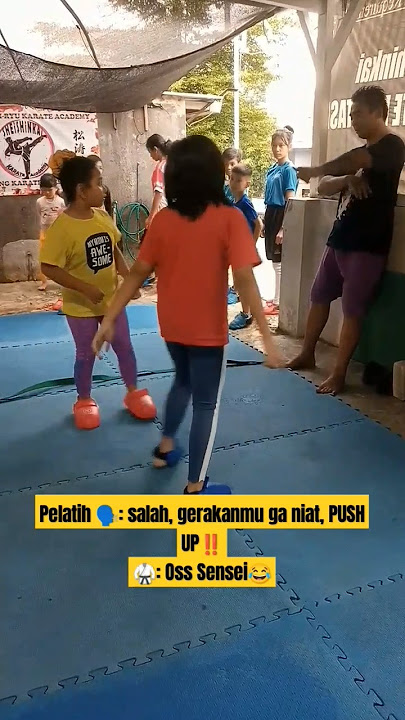 Hukuman andalan pelatih #karate #sheishinkaiacademy #martialarts #shorts #fyp