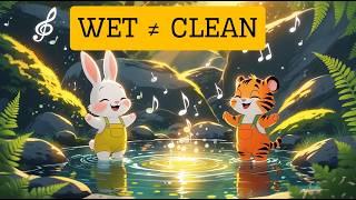Hand Washing for Kids 🧼 Wet Is NOT Clean! | Riko & Max Ages 2-6