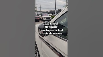 2025 Lincoln Navigator How-to power fold in the mirrors #shorts