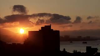 Pôr de sol em Niterói RJ em 21 de Outubro