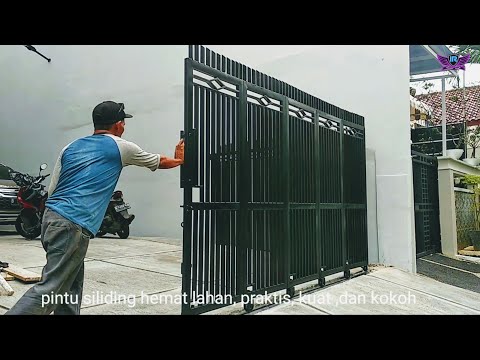 Video: Cara membuat pintu garaj dengan tangan anda sendiri: penerangan, foto