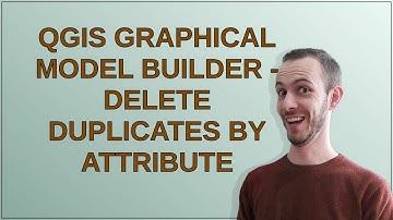 Gis: QGIS Graphical Model Builder - Delete duplicates by attribute