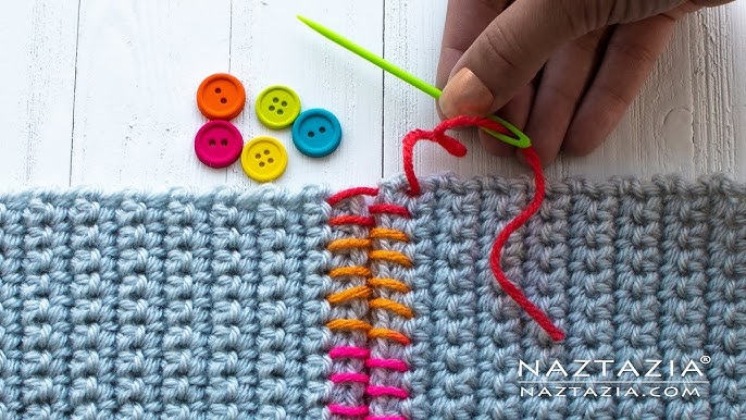 How to Stitch Together a Crochet Quilt With a Tapestry Needle : Crochet  Stitch Tips 