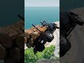 Truck vs Mountain jump - BeamNG.drive #beamngdrive #shorts #automobile