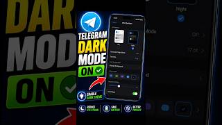 Telegram Dark Theme Enable | Telegram Dark Mode Tutorial