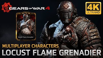 Gears of War 4 - Multiplayer Characters: Locust Flame Grenadier
