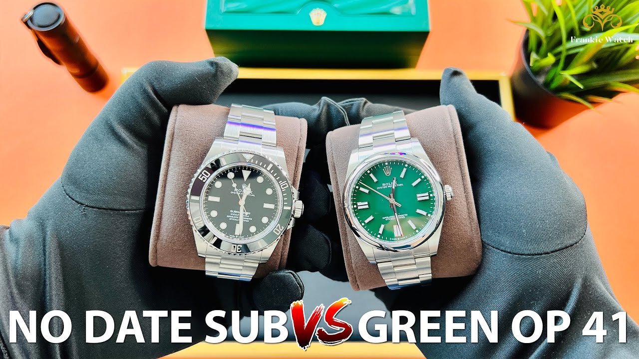 Rolex Submariner No Date 124060 vs OP Green 41mm 124300 BEST TWO ROLEX  COLLECTION? 