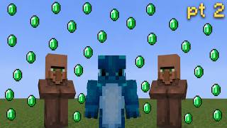 Episode 2 of my world kinda. Villagers #minecraft #minecraftsmp #smp #viral #like #subscribe #shorts