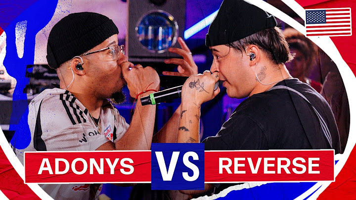 ADONYS vs REVERSE - Final Regional Chicago | Red Bull Batalla 2025