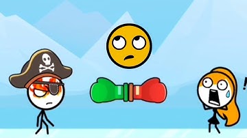 Save Her(WEEGOON) Gameplay Walkthrough - Levels 1-10 Solution - Funny Stickman Brain Game #SaveHer