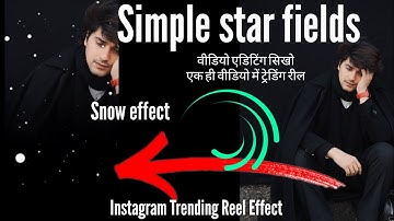 Simple Starfields in alight motion|Alight motion|Snow effect in video |White snow |Editphoto#editor