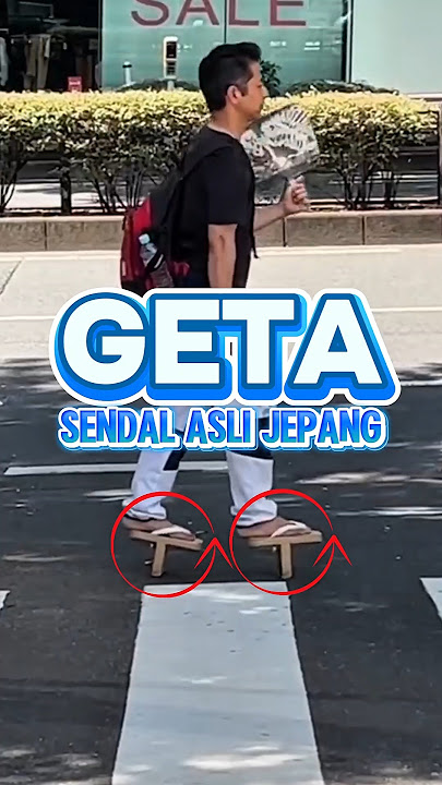 Sandal anti mainstream dari Jepang! #sendal #jepang #tradisional
