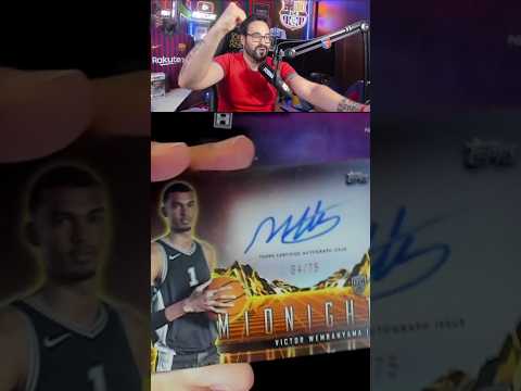 Me sale autógrafo de Wembanyama /75 Rookie On Card  #wemby #wembanyama #nba #colection #autograph