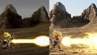 Dragon Ball GT: Final Bout PS1 Gameplay – Super Little Goku Walkthrough & Match
