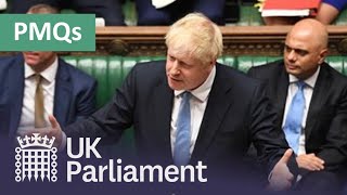 LIVE Prime Minister's Questions: 22 January 2020