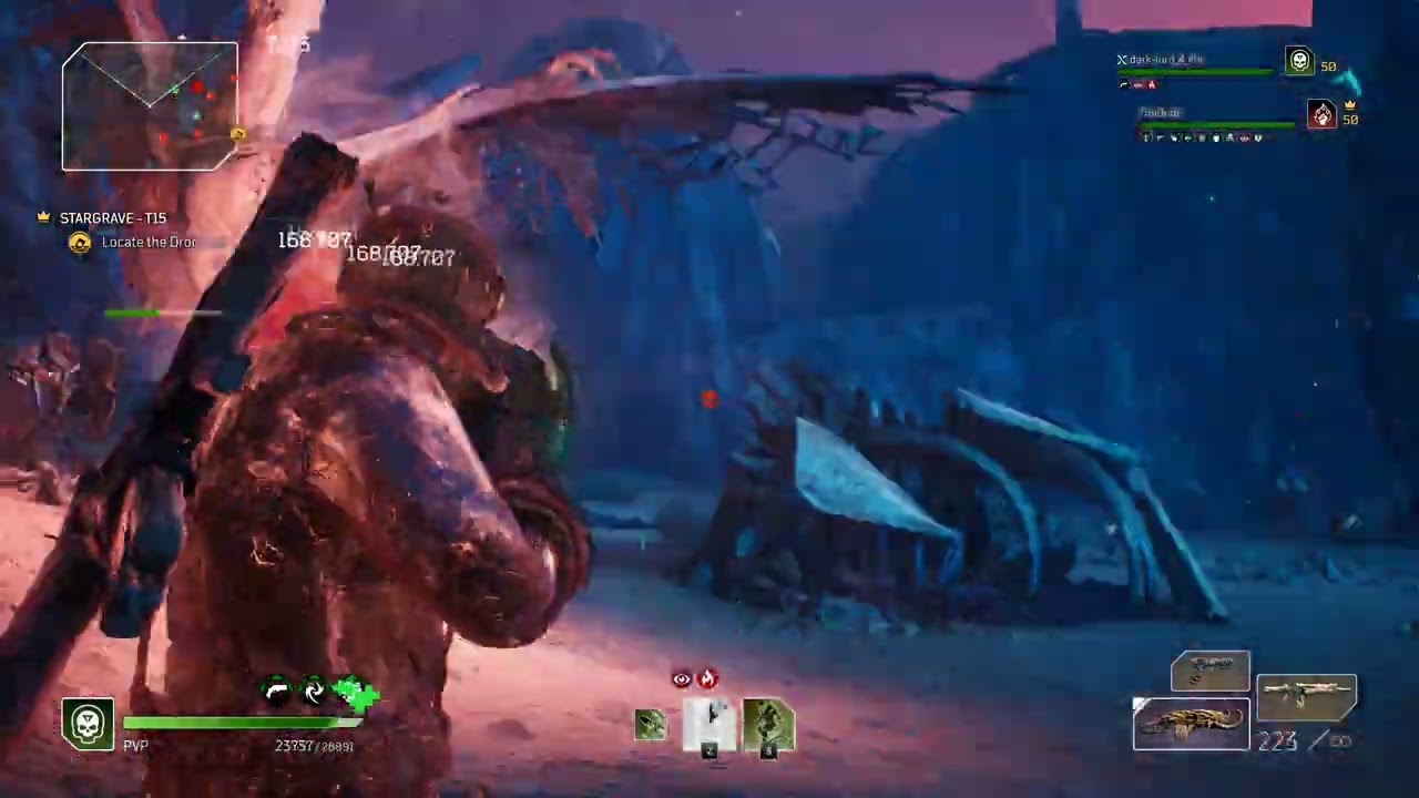 4K Outriders T15 Stargrave Blighted Rounds Forever build v1.11 217 Million Damage