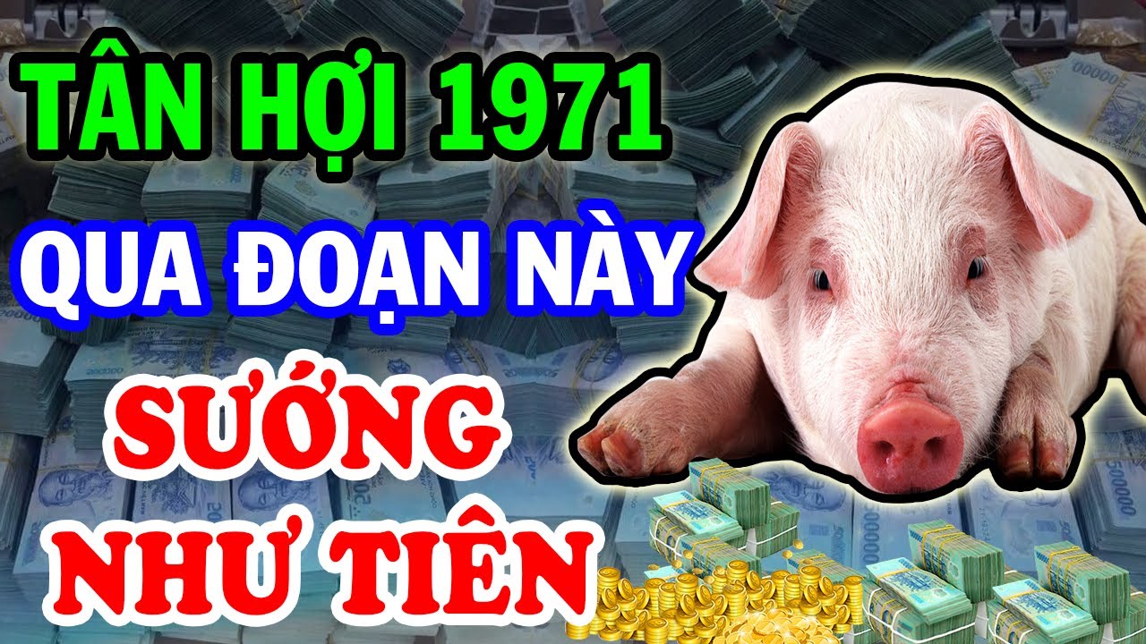 Tân Hợi 1971 Vượt Qua Giai Đoạn Này, Đời Sướng Như Tiên, Tiền Tài Đầy Ắp